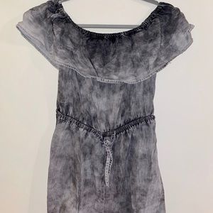 F21 Faux Jean Romper